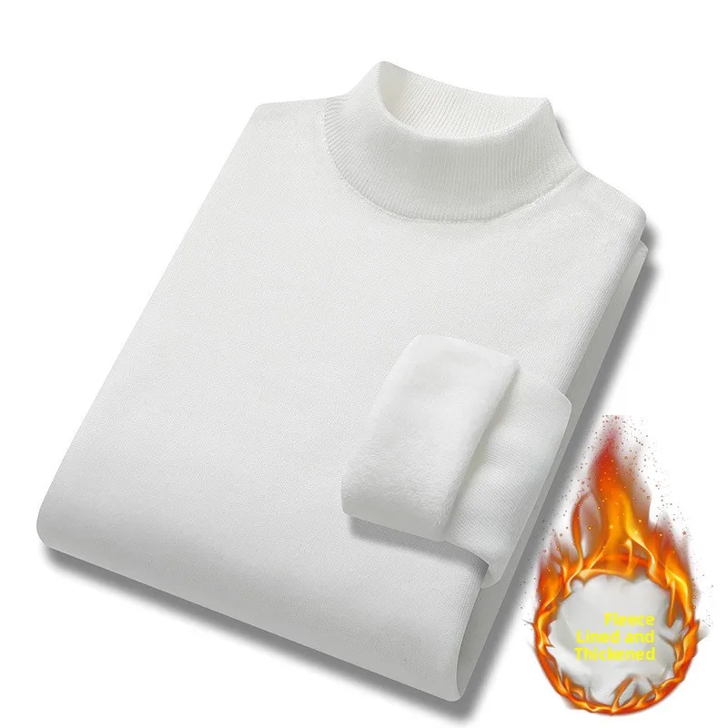 

Новый мужской трикотаж High Ne, свободный корейский трикотаж на подкладке, модный внутренний длин на осень-зиму