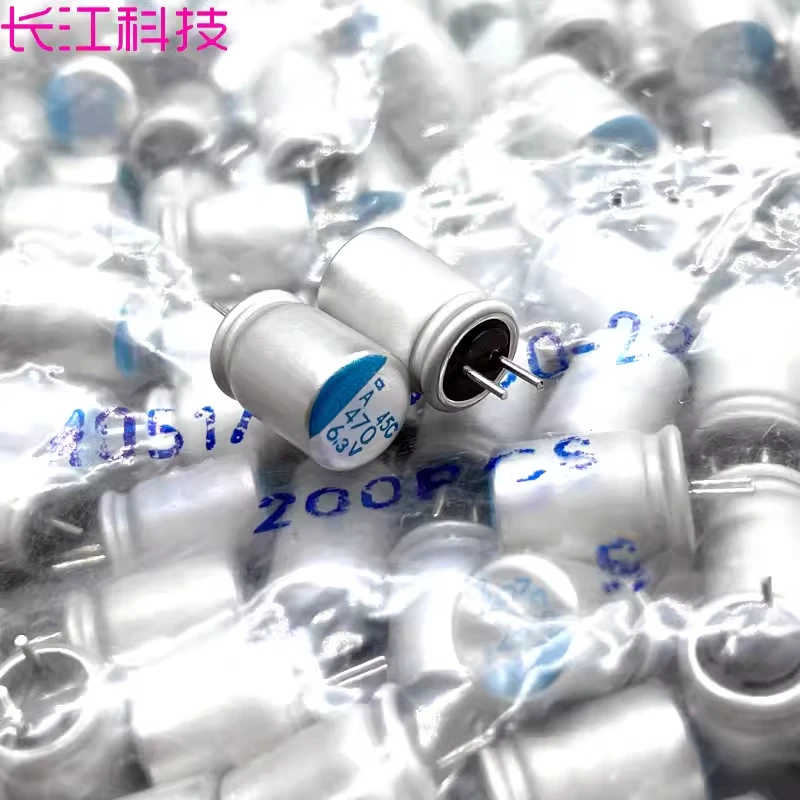 NCC Nippon Chemical Black Diamond Solid State Capacitor 6.3v 470uf 6.3v470uf 471 Copper Pin