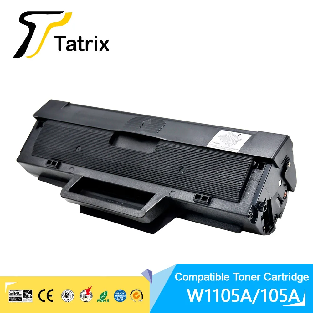 Imagem -02 - Tatrix W1105a Toner 105a Cartucho de Toner Preto Laser Compatível Premium para hp Laser 107a 107w Mfp 135a 135w 137fnw 105a