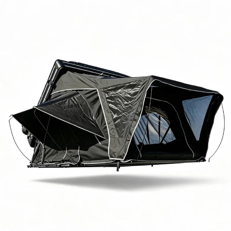 Factory Hot Selling Ize 4Wd Offroad Trailer Up Aluminum Car Hard Rooftop Tent SUV Vehicle