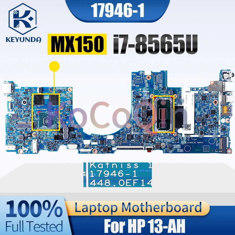 17946-1 For HP 13-AH Notebook Mainboard i7-8565U MX150 N17S-LG-A1 Laptop Motherboard Full Tested