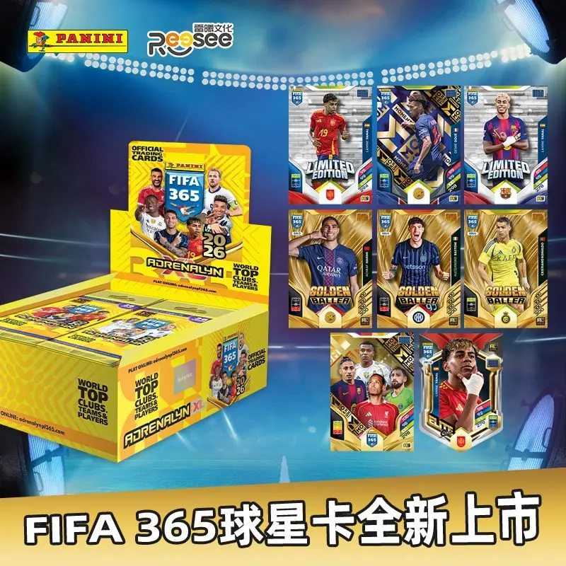 

Набор коллекционных карточек Panini FIFA 365 Adrenalyn XL 2026 года - Официальные коллекционные карточки для фанатов и в подарок