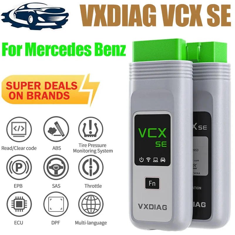 VXDIAG VCX SE For Merce-des--Be-nz Star DoIP C6 SD Connect Coding Programming Modify Multiplexer DoNet Remote Diagnostic Tool