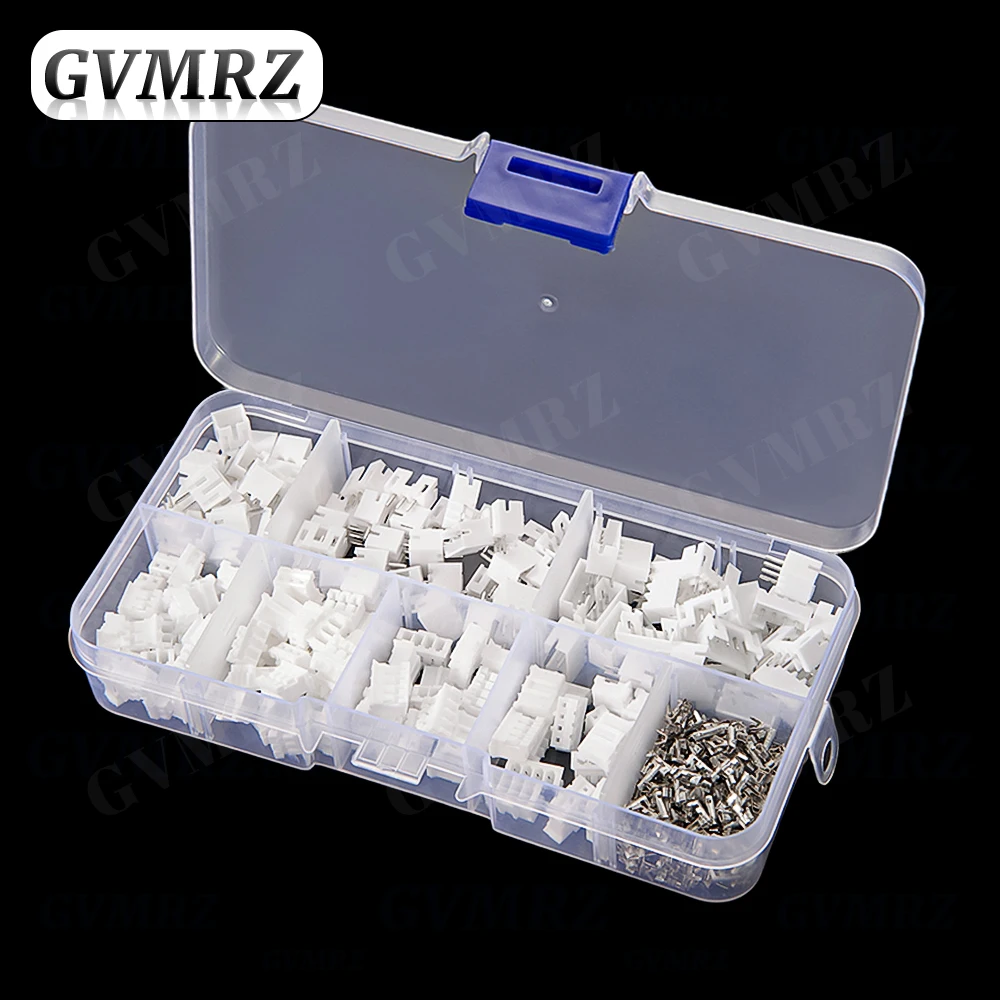 450PCS PH2.0 2p 3p 4p pin 2.0mm Pitch Terminal Kit Housing Pin Header JST Connector Wire Adaptor PH Kits for 3D printer