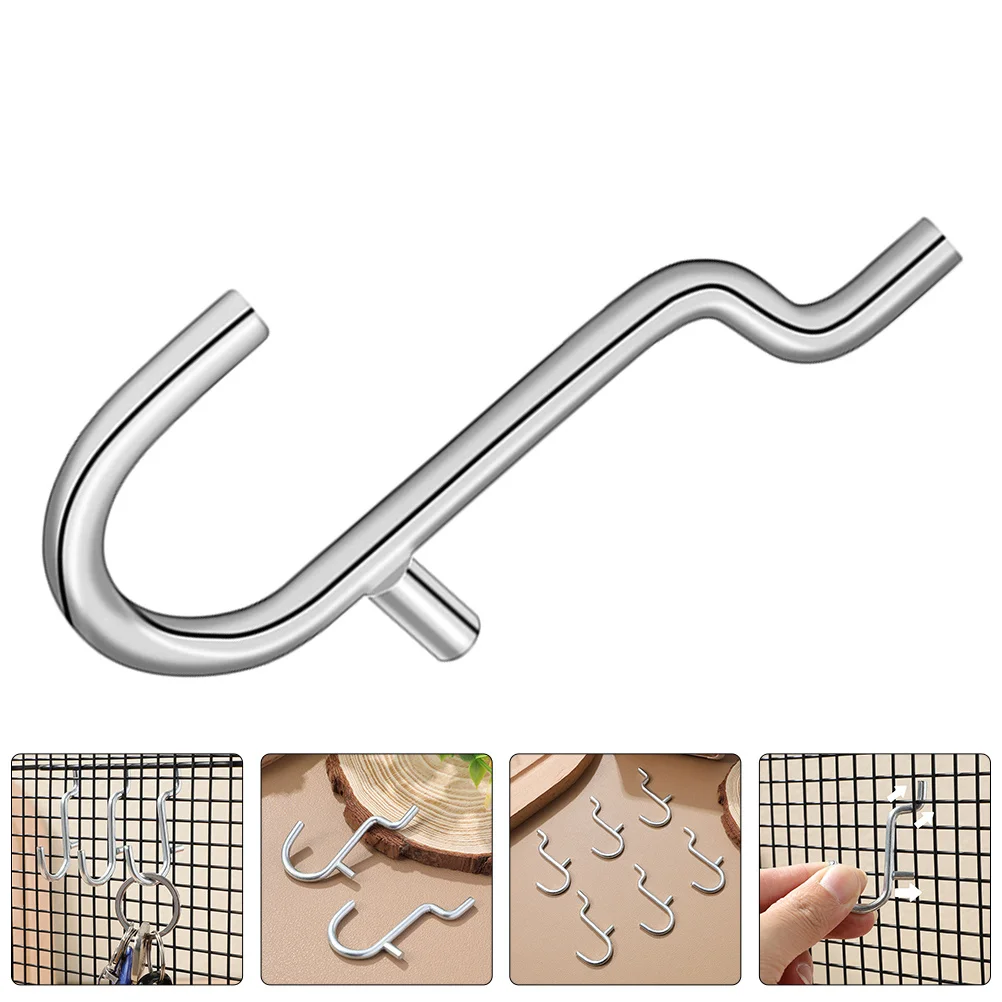 

40Pcs Pegboard Hooks Sturdy Heavy Duty Stainless Steel Pegboard Accessories for Tool Storage Workshop Garage Organizer