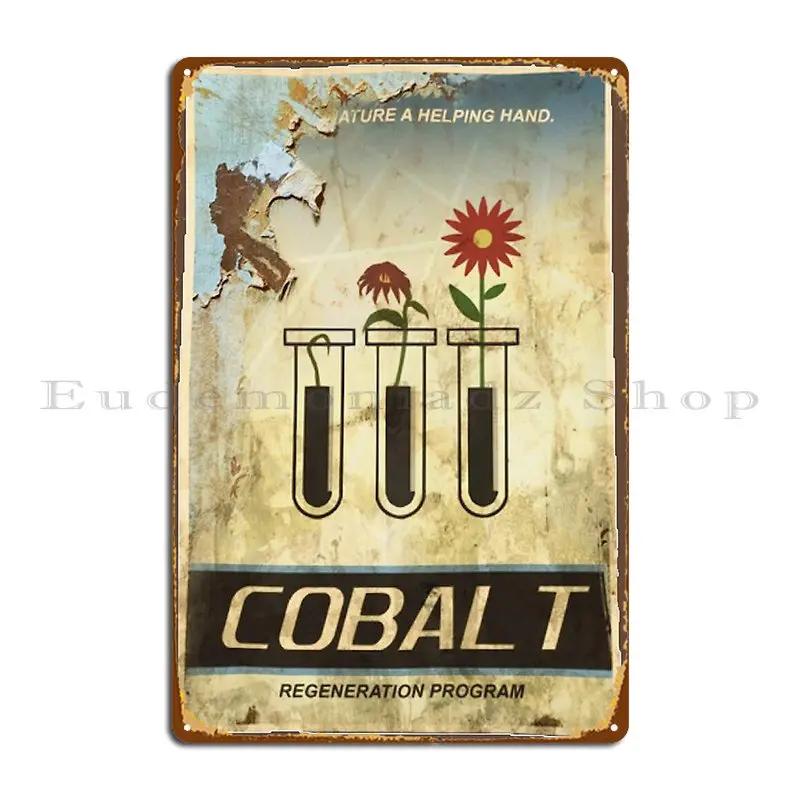 Rust Cobalt Poster Metal Plaque Poster Retro Plaques Iron Printing Cinema Tin Sign Poster