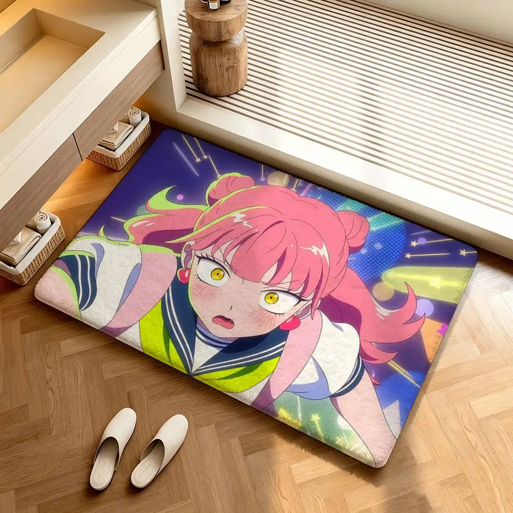 You and I are Polar Opposites  Shower Room Absorbent Small Floor Mat Soft Comfortable Decorative Foot Mat