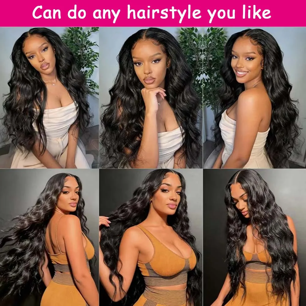 Natural Water Wave Human Hair Bundles, Curly Deep Wave, Brazilian Natural Black Remy, 3 Bundles