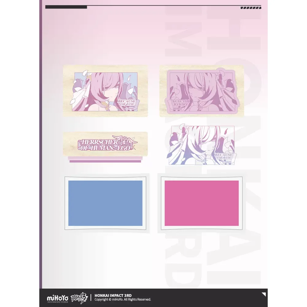 Sunsyea Honkai Impact 3rd Official Merch miHoYo Original Theme Series Elysia Seal