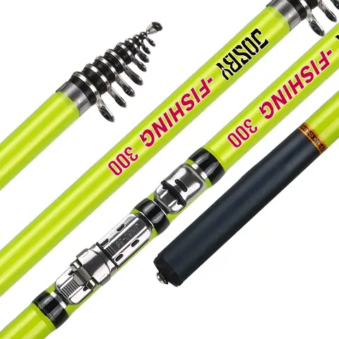 Telescopic Rock Fishing Rod Carbon Fiber Carp Travel Feeder Pole Super Short Pesca Portable Accessories 1.5/1.8/2.1/2.4/2.7/3.0