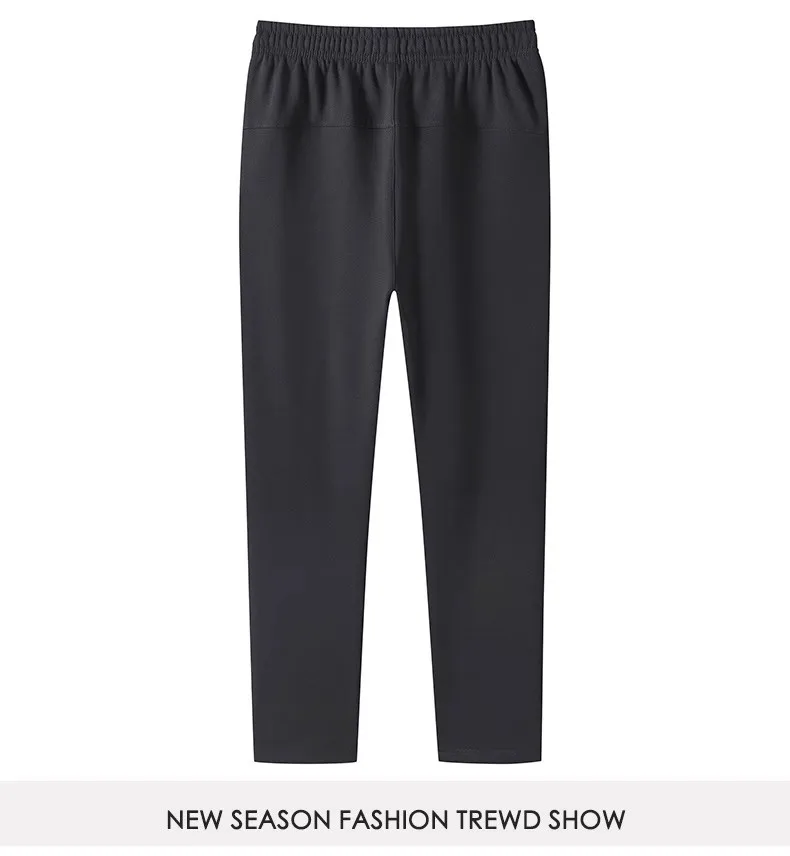 Pantaloni tinta unita da uomo primavera e autunno moda giovanile pantaloni sportivi casual larghi gamba dritta