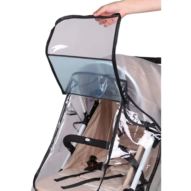 Universal Rain Cover for Pushchair Stroller Buggy Pram, Baby Travel Weather Shield