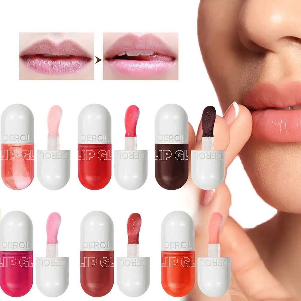 Volumising Lip Plumper Oil Lip Enhancer Lip Gloss Plumping Serum Nawilżająca pomadka przeciwzmarszczkowa Sexy Lip Care Makeup