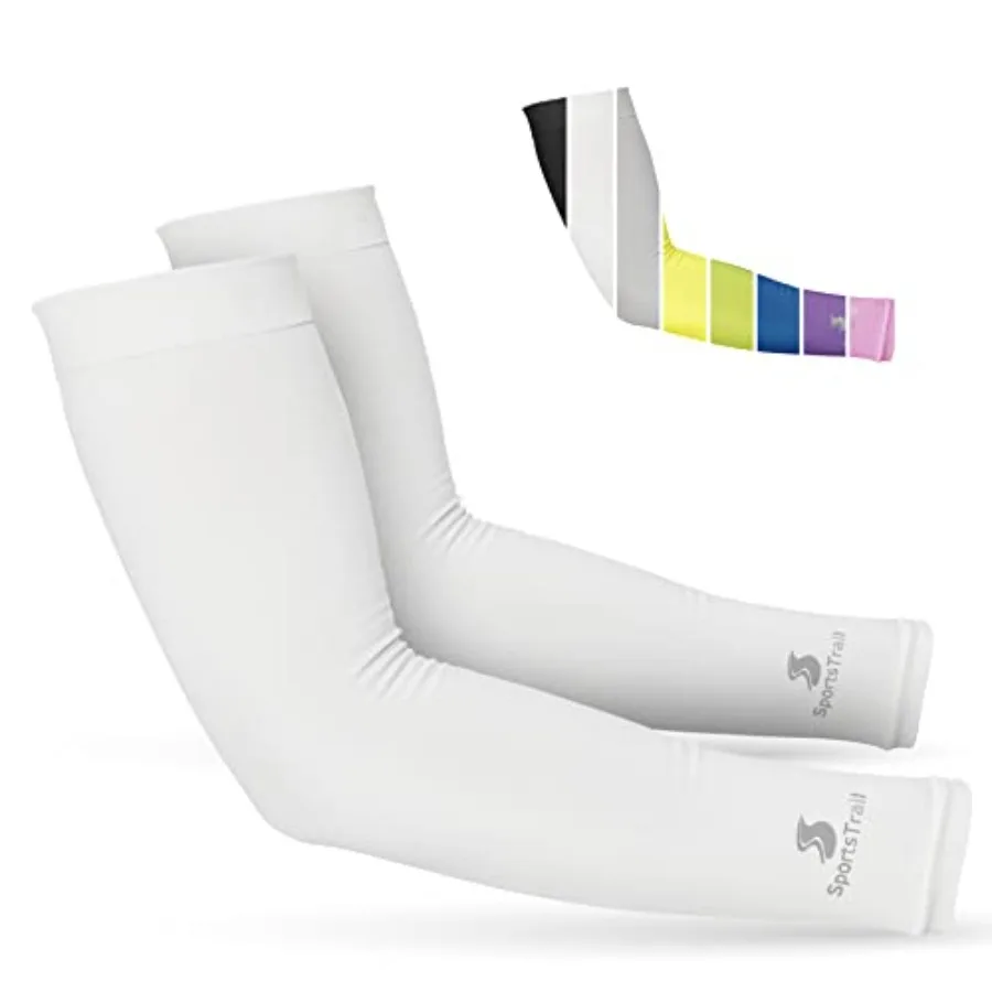 Cooling Arm Sleeves for Men and Women Breathable, UV Sun Protection, Sports Arm Sleeves for Women, Men and Youth