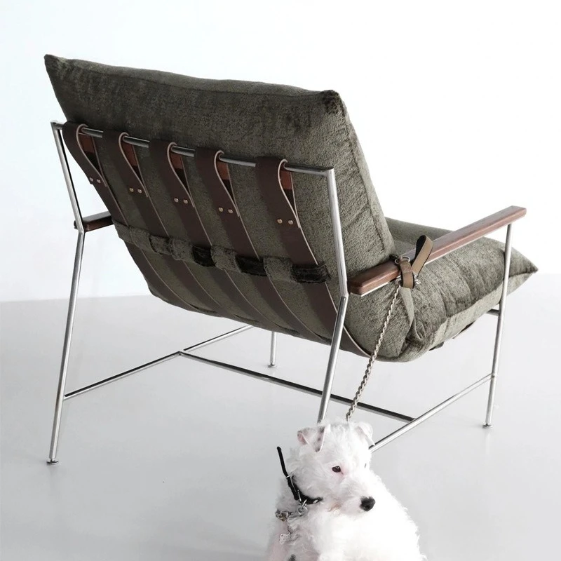 

Leisure chair simple living room business sofa light luxury soft bag meeting chair armrest sofa