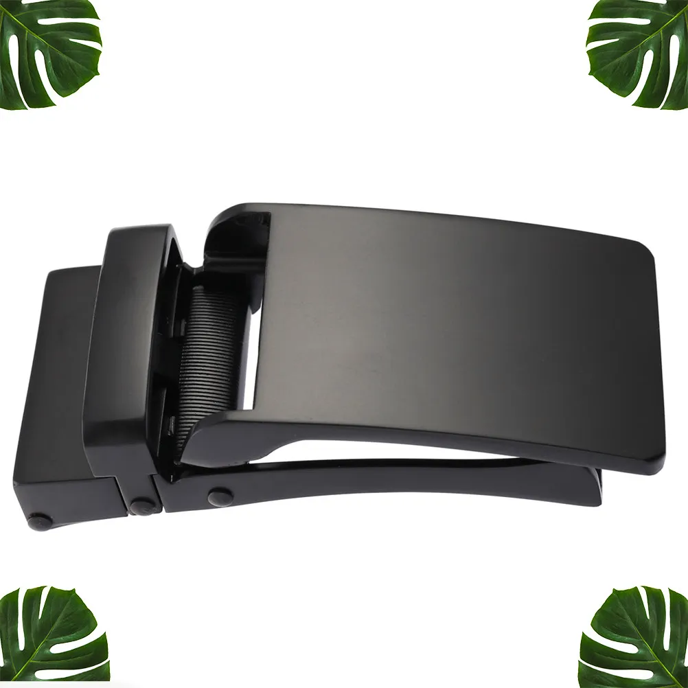 

2 шт. черные пряжки для ремня из сплава, устойчивые к царапинам, мужские, деловые, автоматические, идеальные для официальных нарядов, с механизмом Ratchet