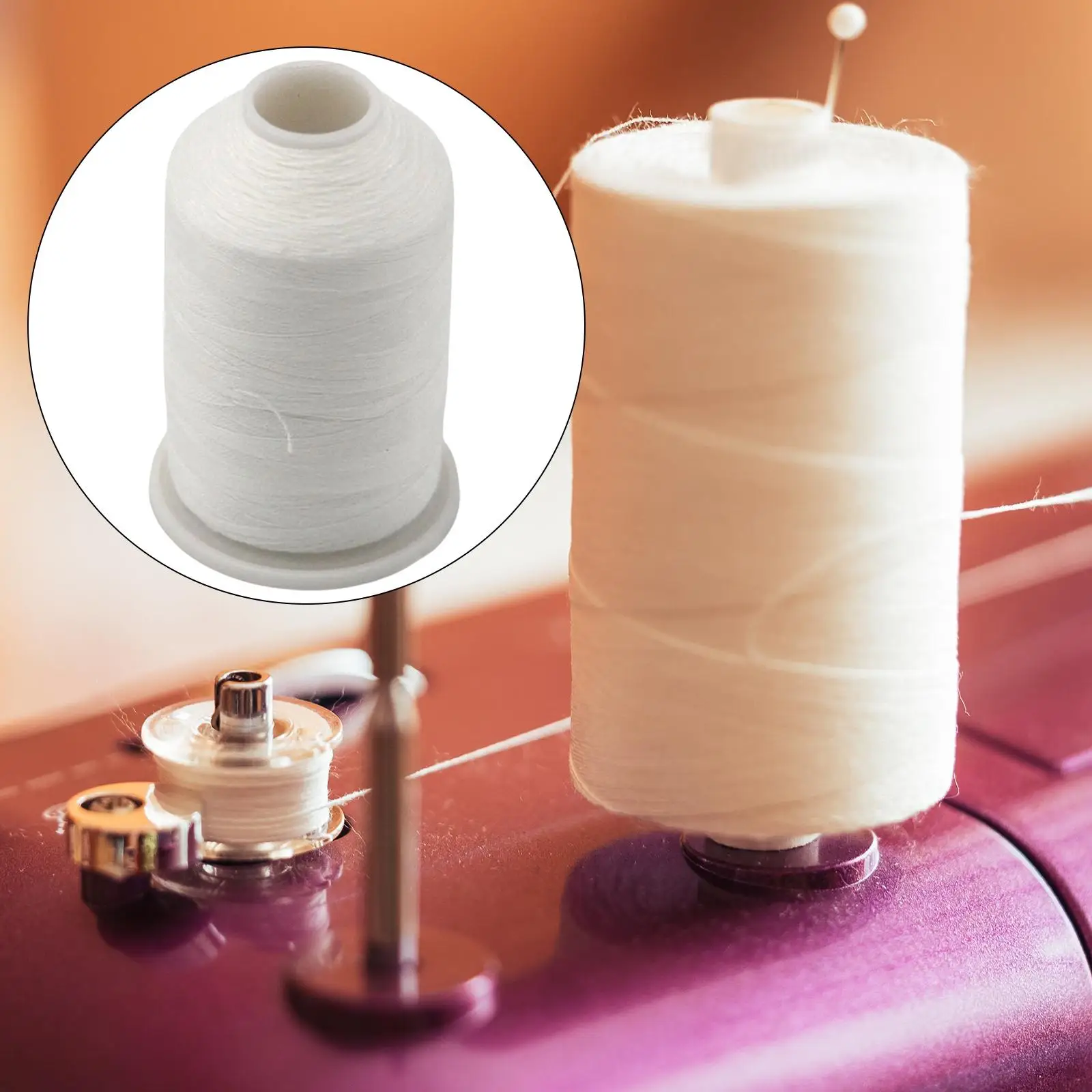 Yarn White 402 Water Soluble Sewing Thread Garment DIY Dressmaker