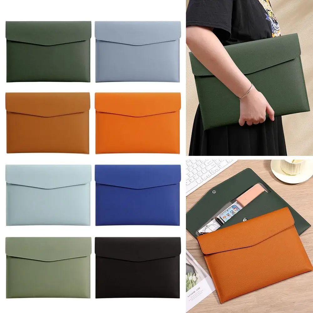 

Кожаная кожаная папка для хранения счетов по контракту данных, большая вместительная сумка для файлов формата А4, портфель, школьный офис