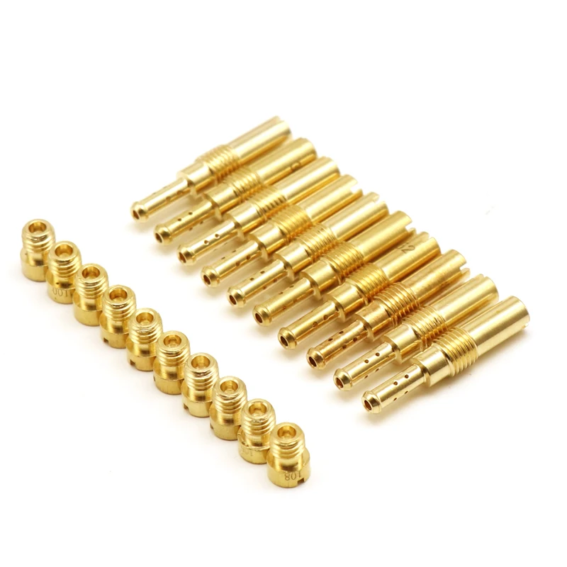 ZSDTRP 10 stücke Motorrad Vergaser M5 Wichtigsten Jets Langsam Pilot Jets Für Keihin PWK BD CRS FCR PD PE PJ PWM carb Teile – Detail 8