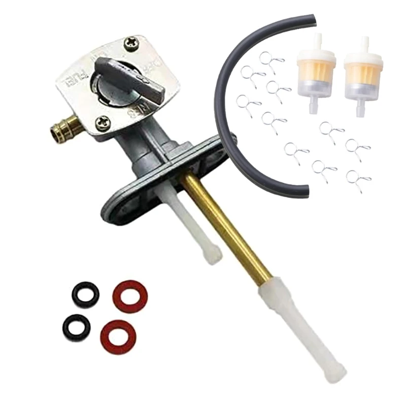 Universal Motorcycle 34mm Gas-Fuel Cock Tap Petcock ATV Quad MX-Dirt Pit Bike For TTR125 XT125/250/350