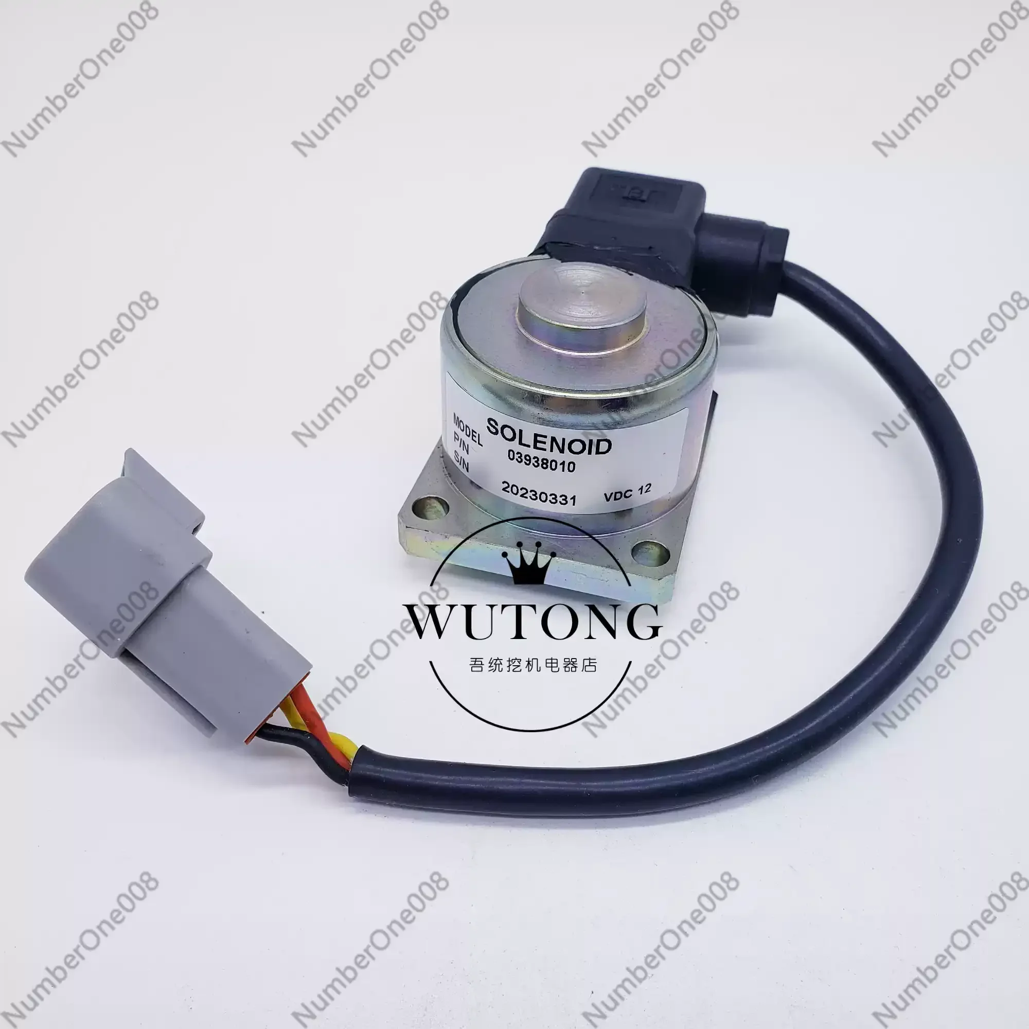 Excavator Parts Diesel Engine Shut Off Valve Stop Solenoid Valve FOR HATZ 12V/24V DC 03938010 03938110