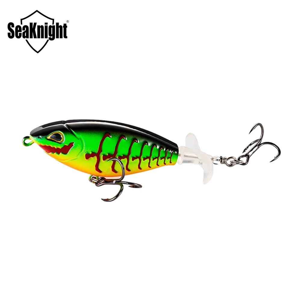 Seaknight Flying Shark Minnow Spinning BAIT TOPWATER LURE Fishing Lures 6.5g/12.3g 6Colors 5P-1SET Hot Hard Baits SEA BASS Baits