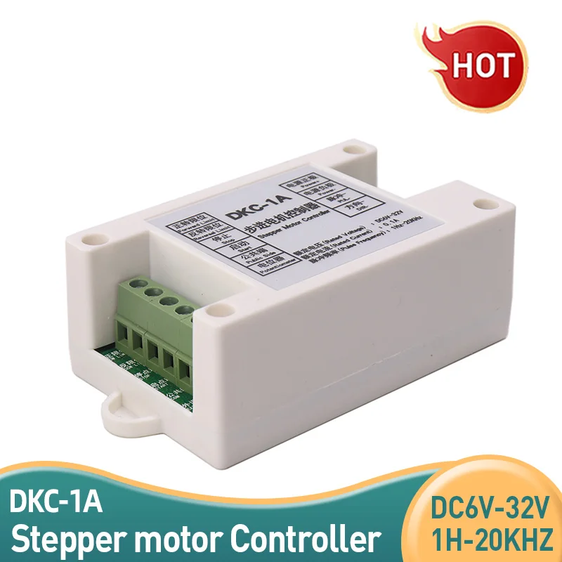 stepper motor Controller DKC-1A Industrial Potentiometer Speed Pulse Generator New Spot DC6-32V for NEMA 17 NEMA23