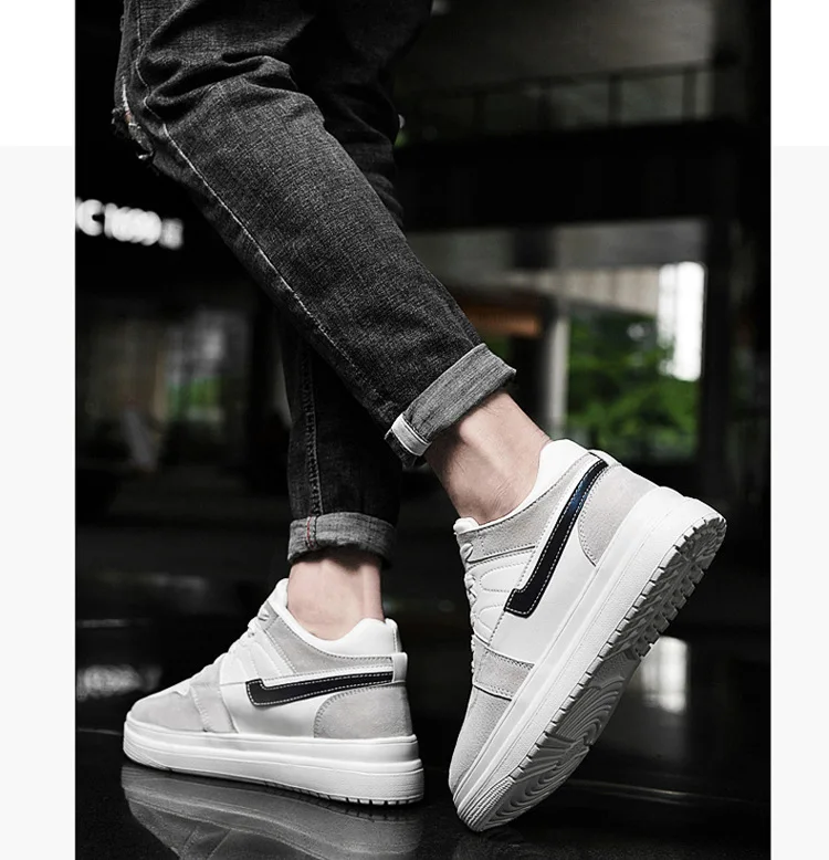Herren-Sneaker mit Höhenerhöhung: Atmungsaktive Sportschuhe für Männer mit 4cm, 6cm, 8cm oder 10cm Erhöhung – Detail 15