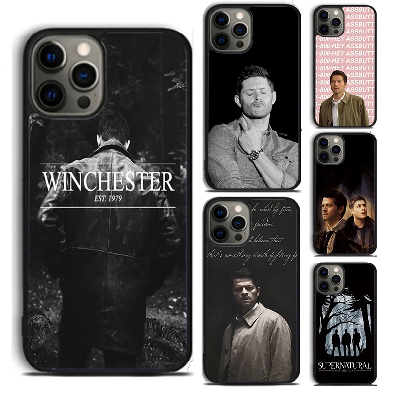 SUPERNATURAL DEAN CASTIEL WINCHESTER phone Case For iPhone 16 15 14 Plus XR XS apple 16 11 12 13 mini Pro Max coque