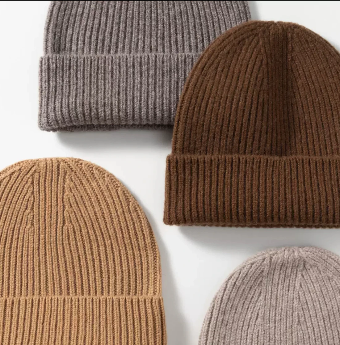 Burst autumn and winter pure color 100% wool hat for men and women autumn high sense all-match hat warm tide wool hat