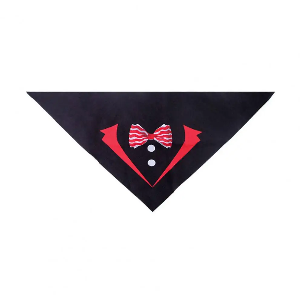 Adjustable Pet Bandana Adjustable Dog Collar with Bow Tie Formal Pet Bandana for Wedding Party Birthday Dress-up Accessory Puppy
