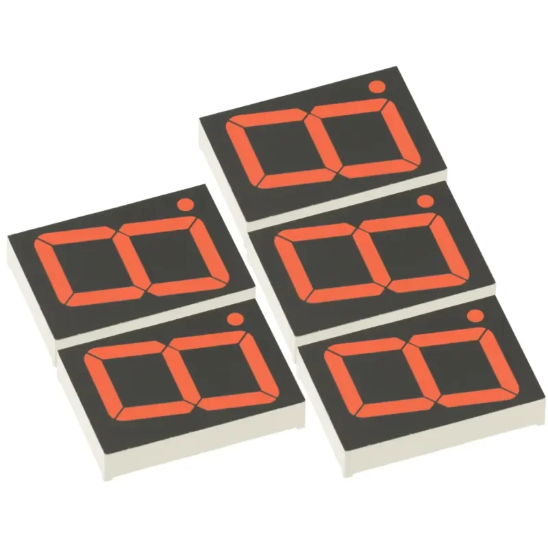 1Pcs 1.8 inch Red Blue LED display 7 Segment 1 Bit Digit Tube Common Cathode Digital 1.8 inch led