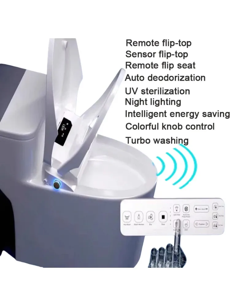 Auto Flip Japanse Smart Toiletdeksel Elektrische Bidet Lunette Wc Japonais Wassen Intelligente Toiletdeksel Automatische Toiletbrilhoes - afbeelding 2