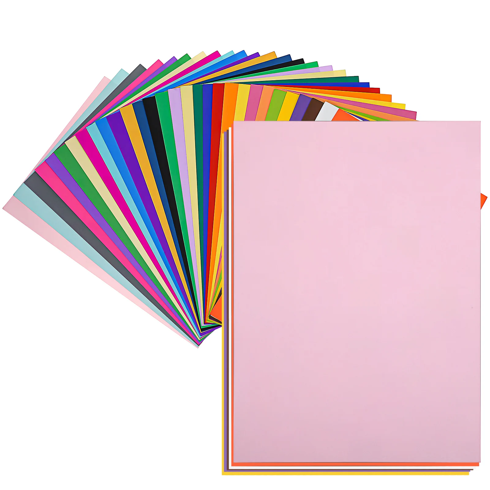 

60 Sheets A4 200g Colored Cardstock Paper Thick Sturdy Safe Multi Use Craft Decoration Invitations Origami Sheets