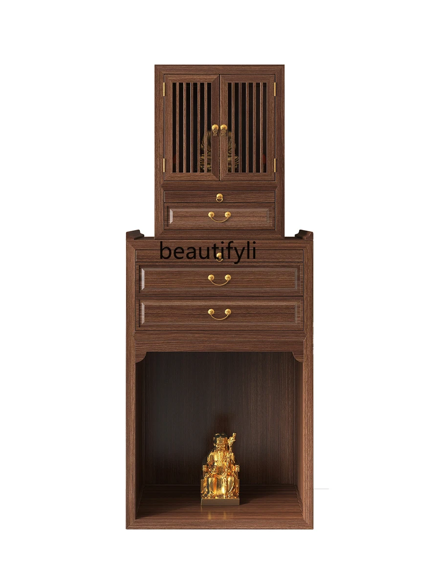 

Solid Wood New Chinese Style Altar Buddha Shrine Altar God Cabinet Shrine Buddha Cabinet Buddha Shrine Cabinet