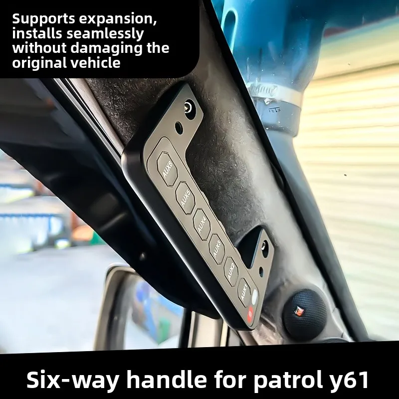 

Suitable for Nissan Patrol Y61 A-pillar Handle Modified Accessories Switch Safari Y61 A-pillar Spotlight Wireless Handle