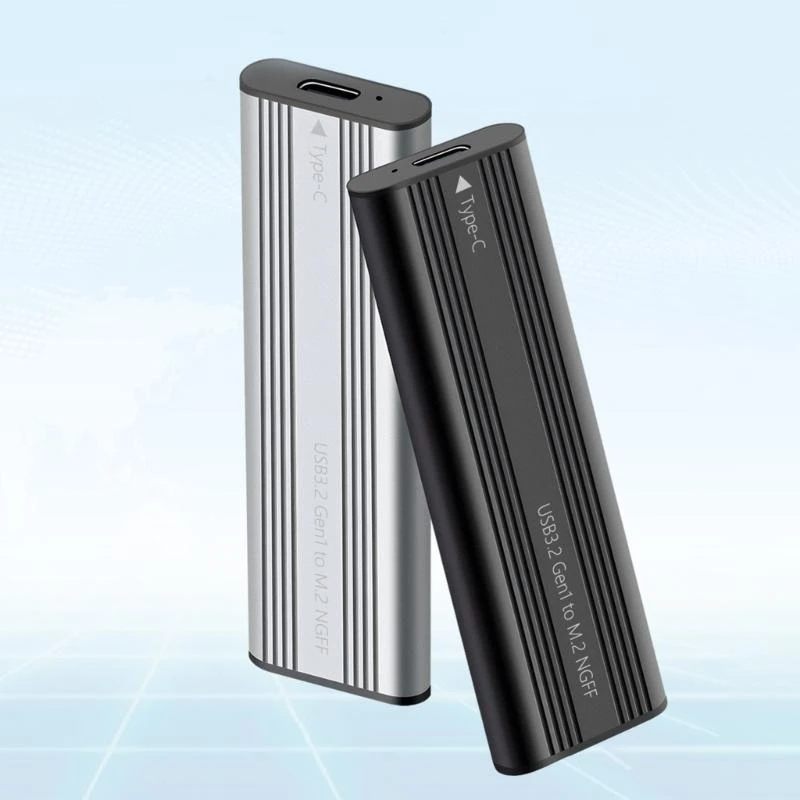 USB 3.2 M.2 Solid Disk Aluminum Case 5Gbps Fast Type C Connection