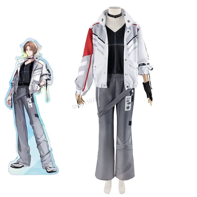 

Nijisanji Kagami Hayato Cosplay Costume Kagami Industrial ROF-MAO Anime Clothing Unisex Vtuber Casual Suit