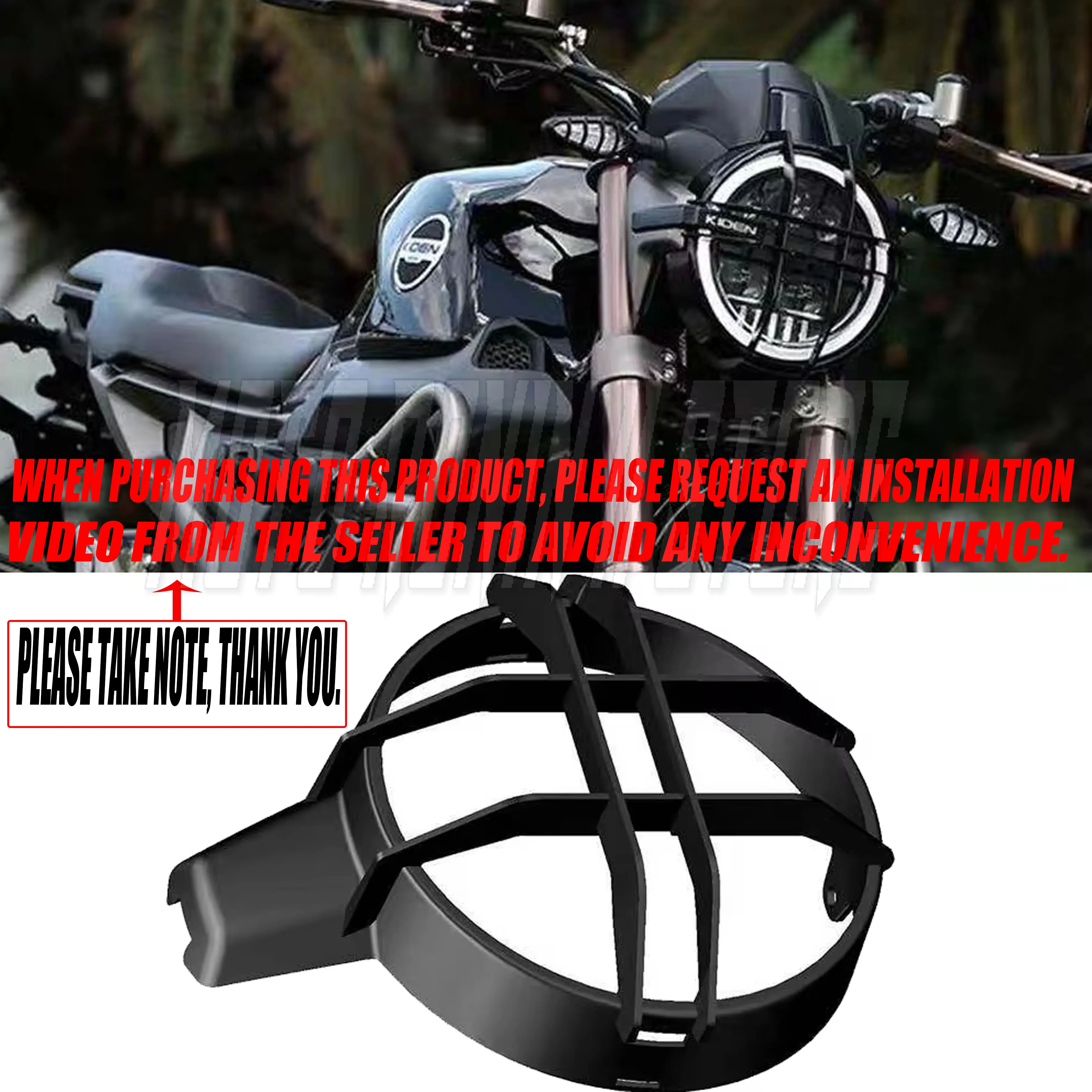 

Motorcycle Headlight Protector Grille Guard Cover Protection Grill For Zontes G1 -125 G1 125 ZT125-G1 ZT125-G2 125 G2