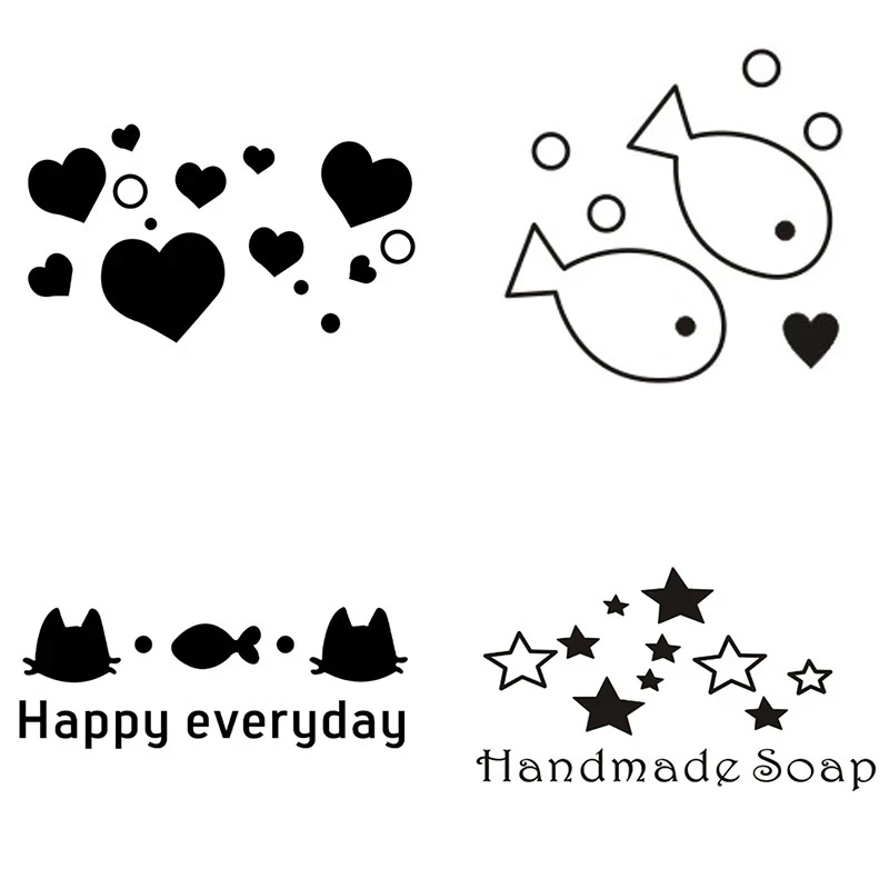 Custom Handmade Soap Stamp, Personalized Mini DIY Acrylic Sealing Seal Chapter, Soap Making Mold Supplies Tools
