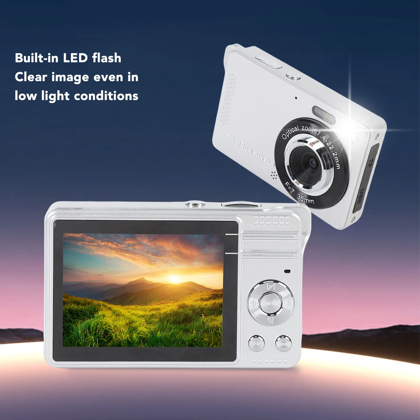 

Andoer Digital Video Camera Support Up To 64GB 2.8 Inch HD Screen 1080P Digital Camera Auto Focus Fill Light for Photography