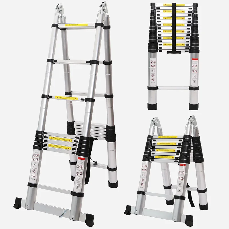 Cheap Telescopic Straight Ladder Portable High Quality Folding Telescopic Ladder