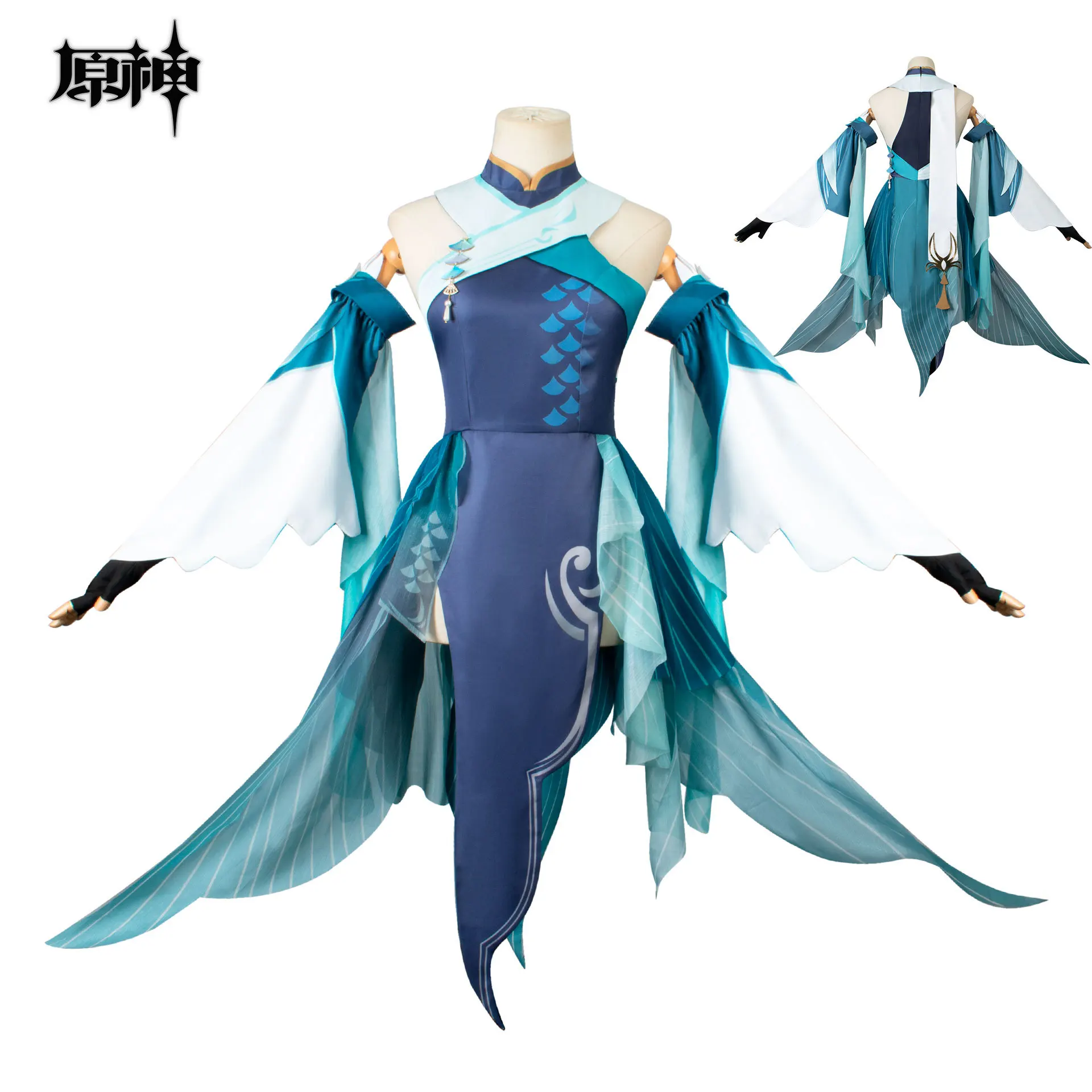 Madame Ping Cosplay Game Genshin Impact 3XL Game Genshin Pinger Uniform Costume Plus Size