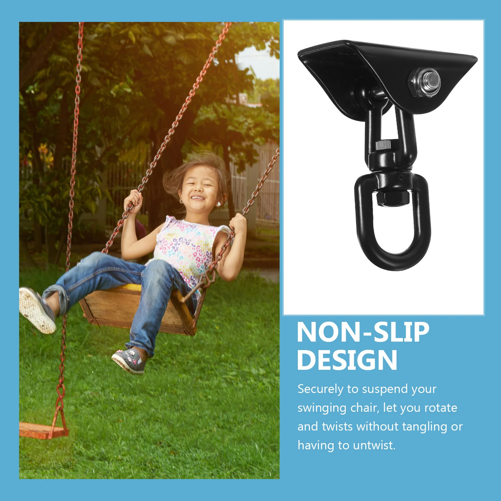 Swing Hook Hammock Hanging Kit Hanger Hooks Heavy Duty Parts Ceiling Stainless Steel Hangers Carabiner Accessories Clothes