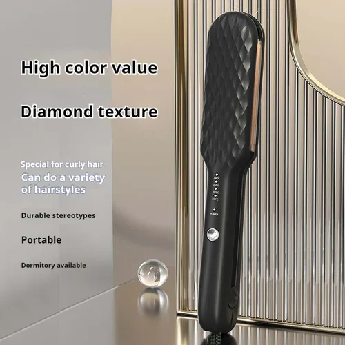 Imagen 2 del producto Plancha para el cabello 3D, rizador voluminizador profesional, permanente de maíz, férula esponjosa, herramientas de peinado de hierro plano