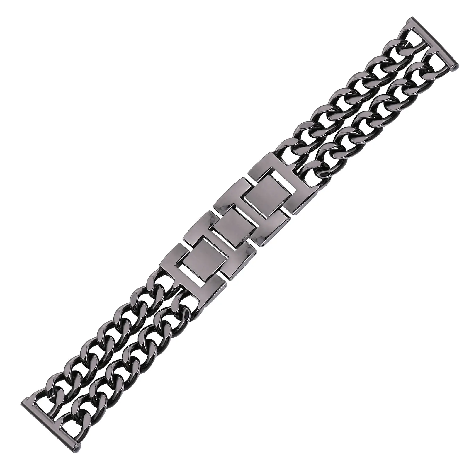 

Stainless Steel Metal Watchband for Smartwatch Replacement Wristband Watch Strap Fashion Durable Professional Look Never Rusty
