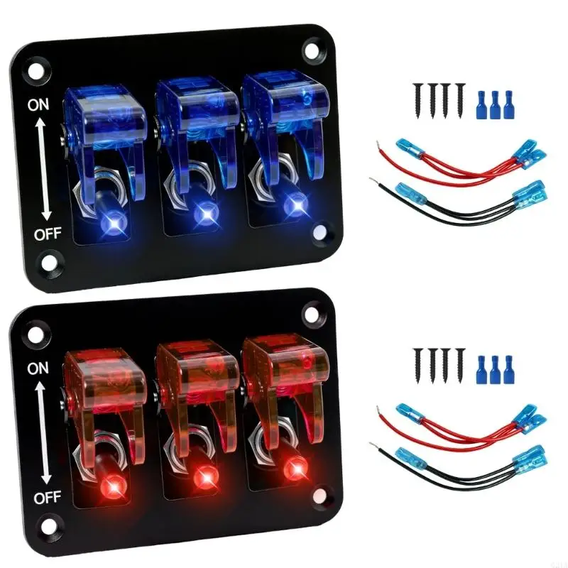  Heavy Duty Toggle Switches Panel with LED Lights IP54 Rate Device for Trucks