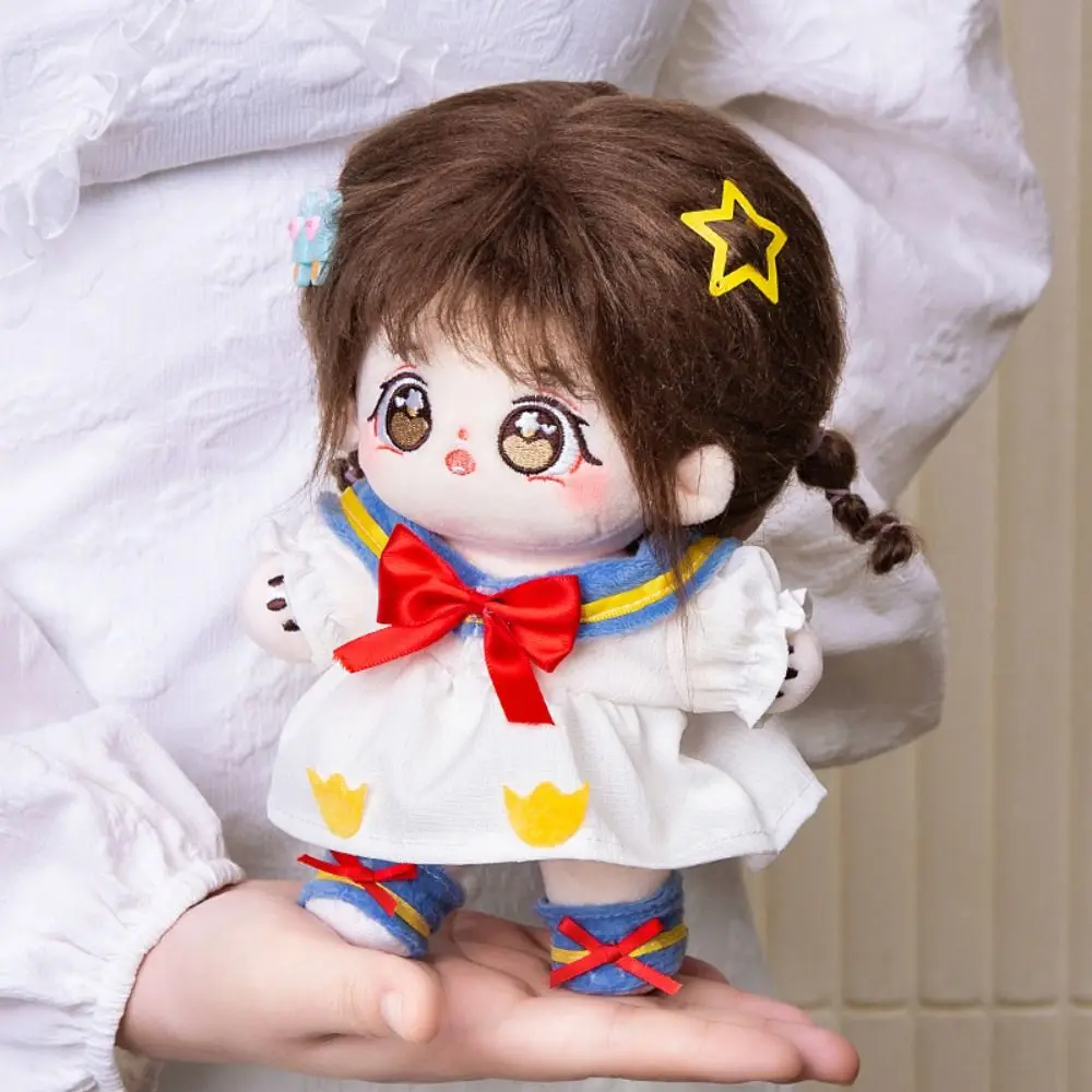 Multi Color 20cm Cotton Doll Dress Replacement Clothing Skirt Cotton Doll Clothes Fashion Colorful Plush Toy Clothes