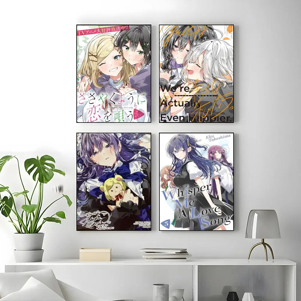 Anime Whisper Me a Love Song Poster Poster High Quality Wall Art for Home Office Bedroom Living Room Perfect