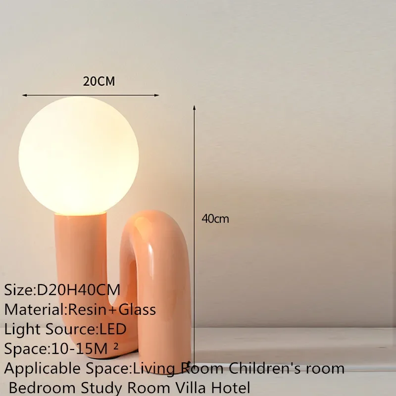 Berth lâmpada de mesa contemporânea criatividade personalizada quarto das crianças sala estar estudo villa hotel led luz mesa